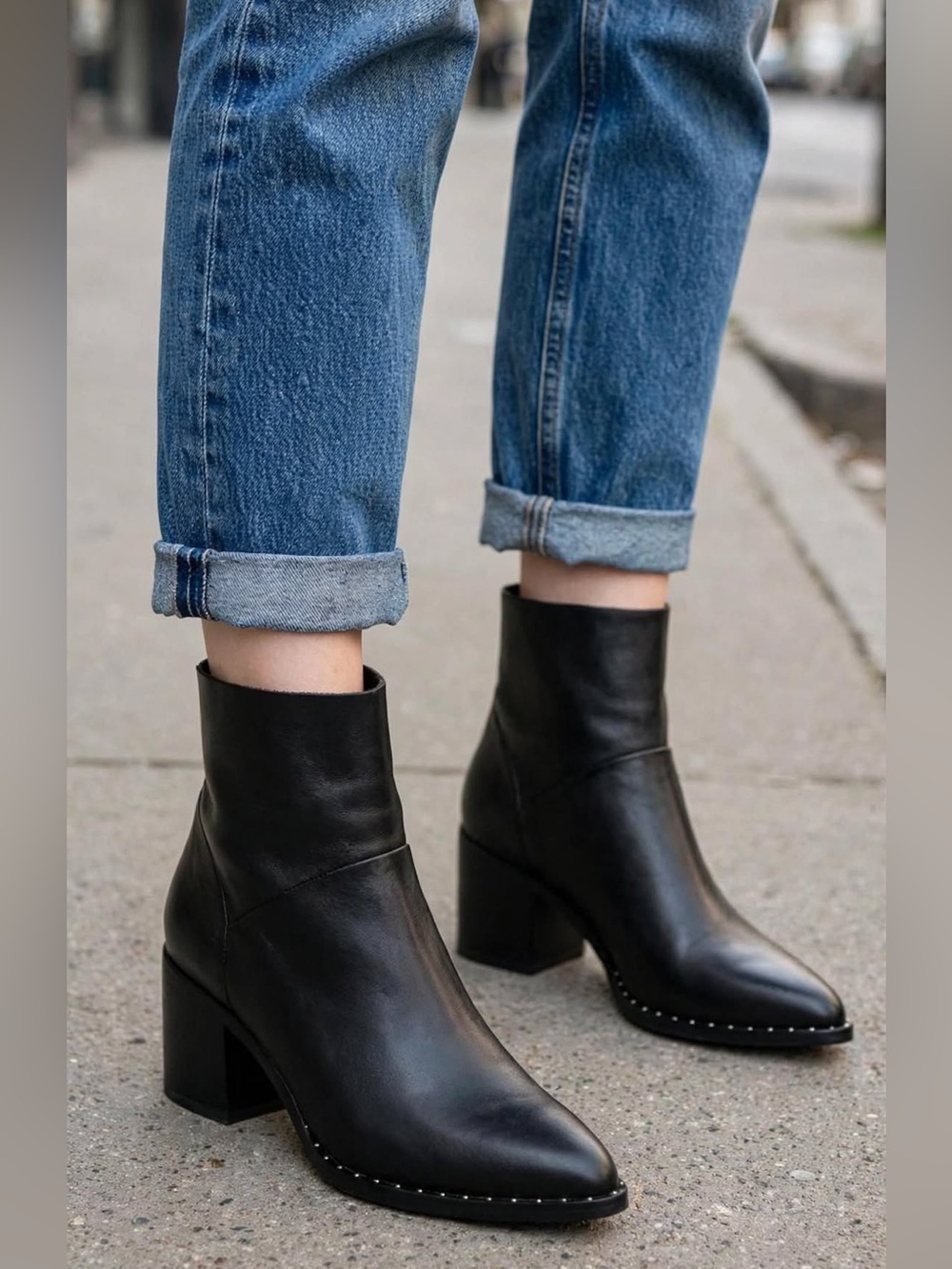 Treasure & Bond Farrah studded leather boots. NWOT